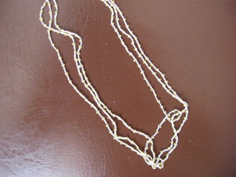 háčkovany náhrdelnik